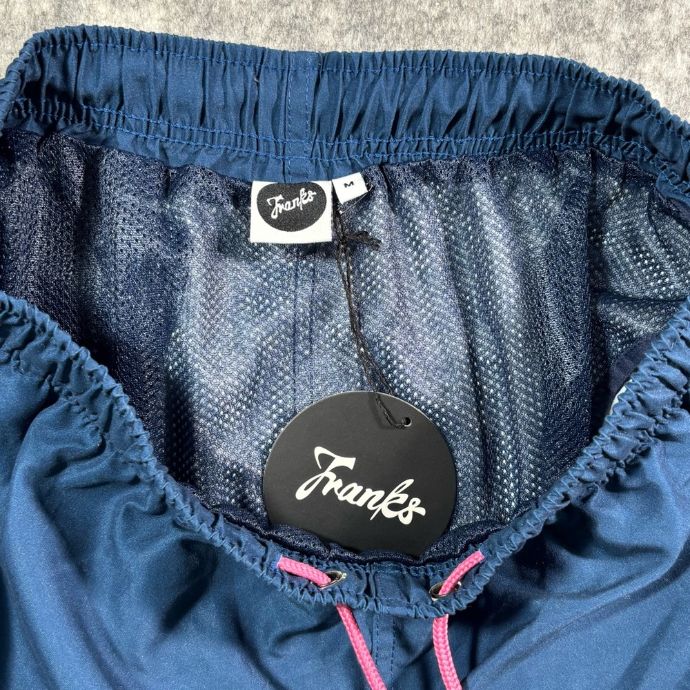 Franks Mens Multicolor Flamingo Adjustable Waist Swim Shorts Size MD‎ - Picture 7 of 13